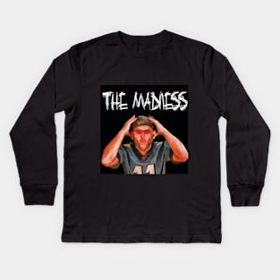 The Madness Podcast with Rob Langi - LOGO Kids Long Sleeve T-Shirt